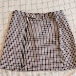 Plaid Mini Skirt